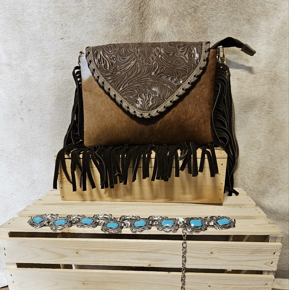 BANDOLERA PURSE cincelada